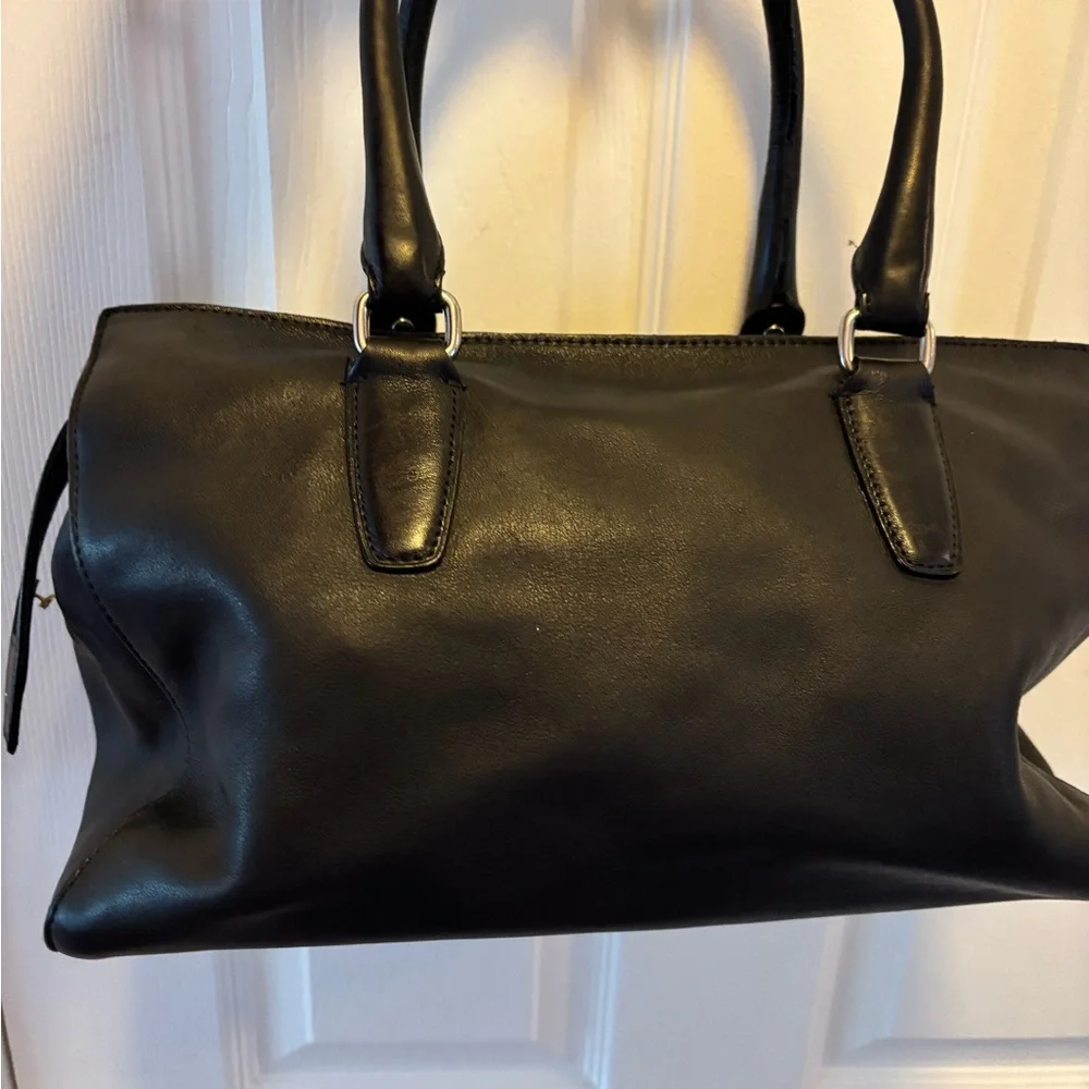 Coach Legacy C1376-25359 Black Leather Chelsea Turn Lock Carryall Satchel EUC - Picture 3 of 13